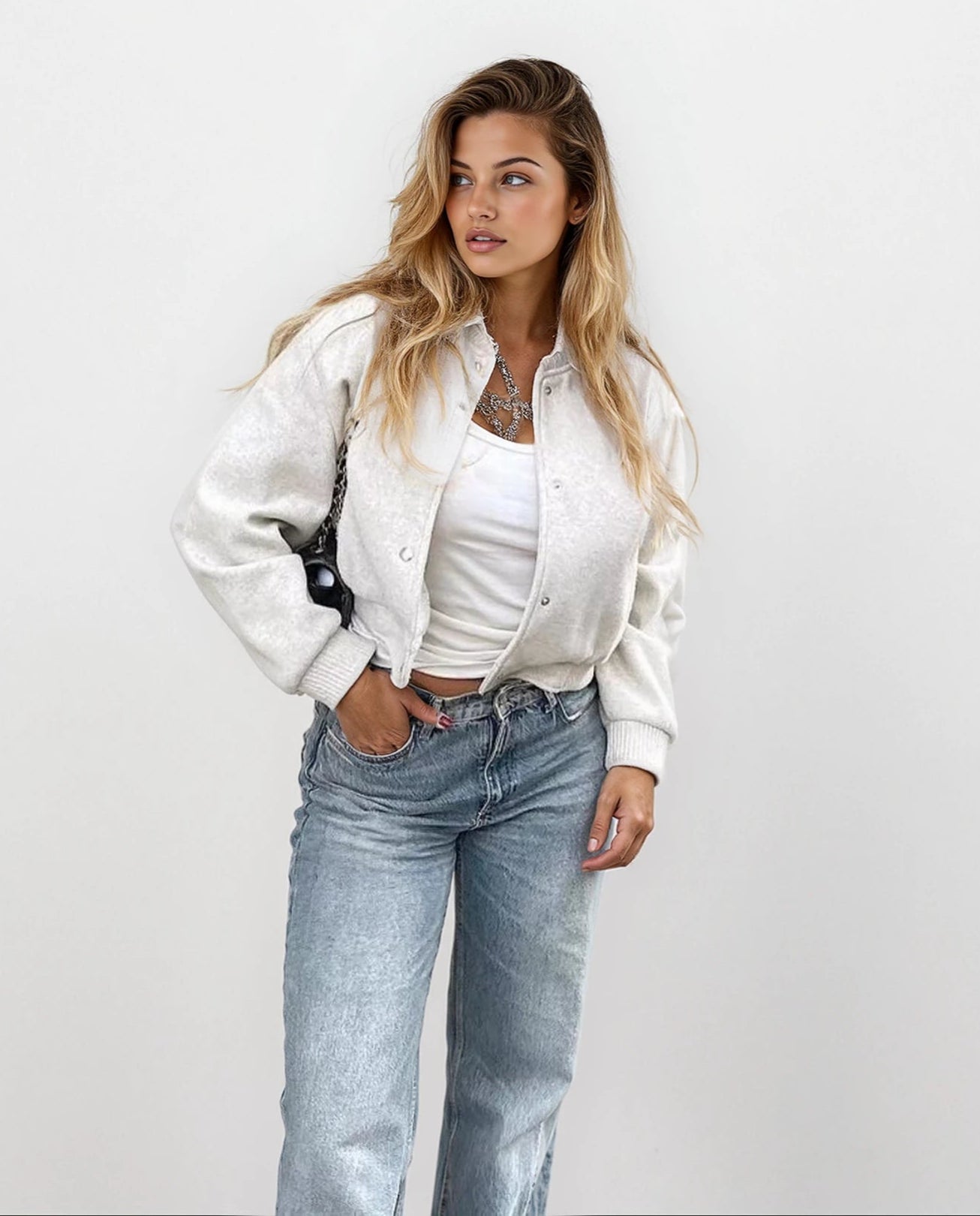 Soft Short BomberJacket