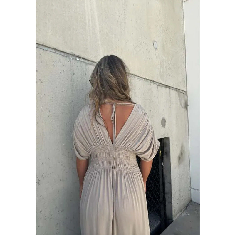 Bat-sleeved Summer Dress