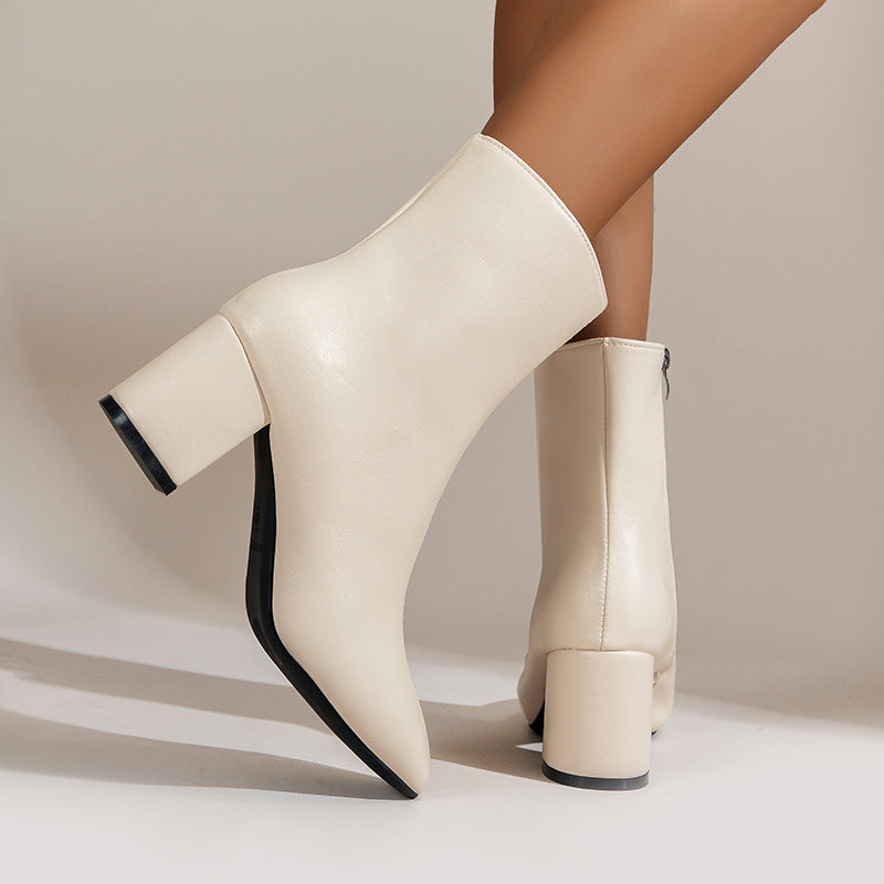 Chunky Heel Boots