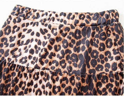 High Waist Leo Skirt