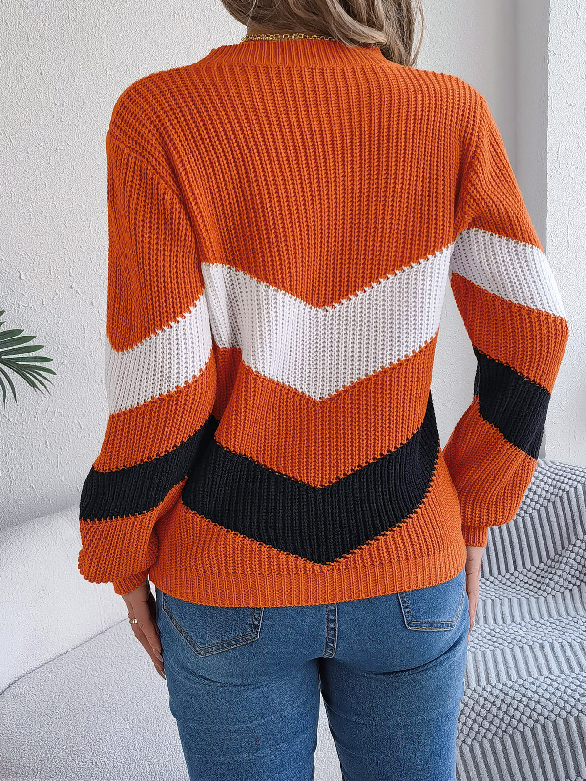 Color Block Knit