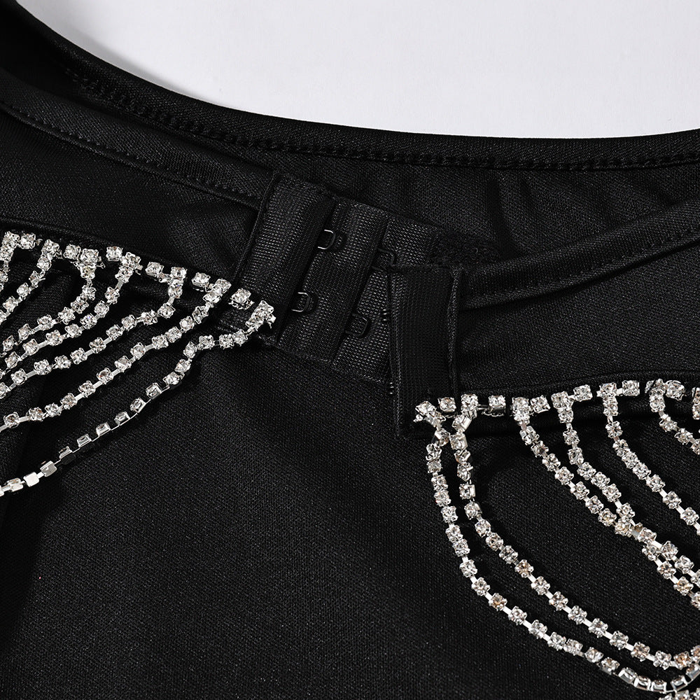 Rhinestone Party Dress