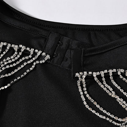 Rhinestone Party Dress
