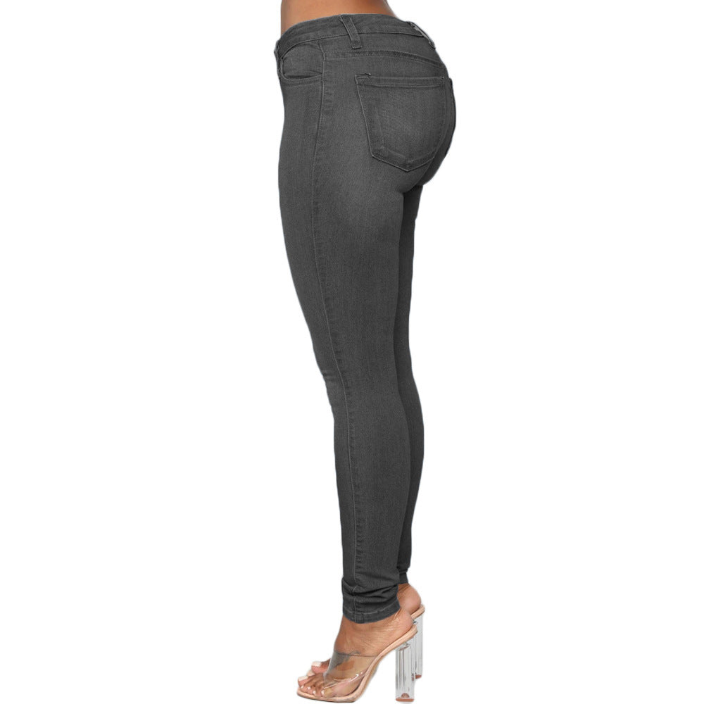 High-waist Skinny Jeans