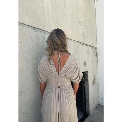 Bat-sleeved Summer Dress