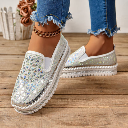 Glitter Loafers