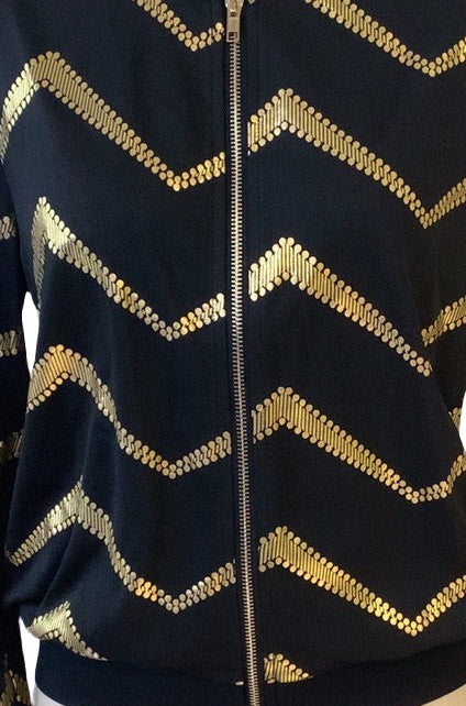 Zigzag Gold Jacket
