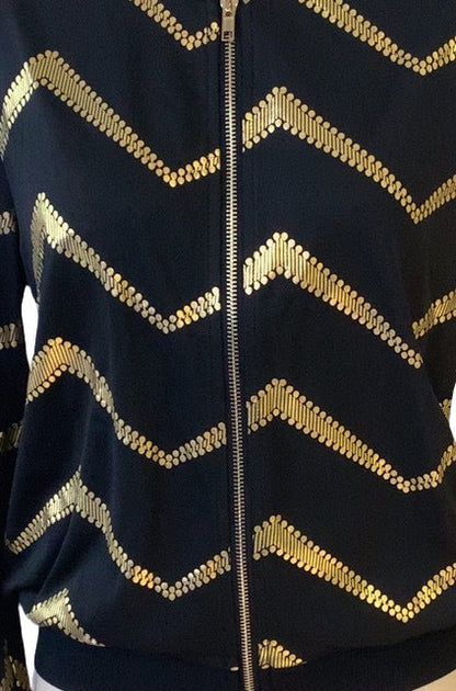 Zigzag Gold Jacket