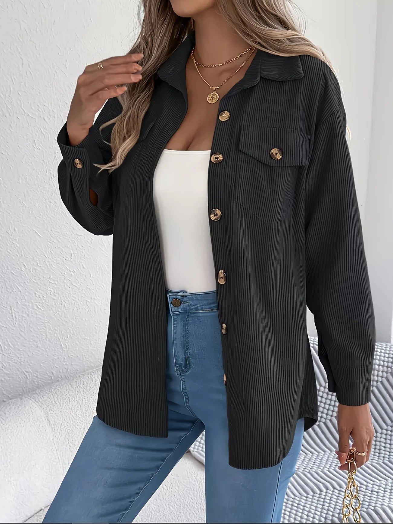 Corduroy Blouse