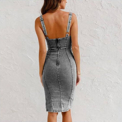 Denim Dress Slim Fit