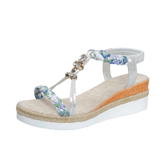Glitter Platform Sandals