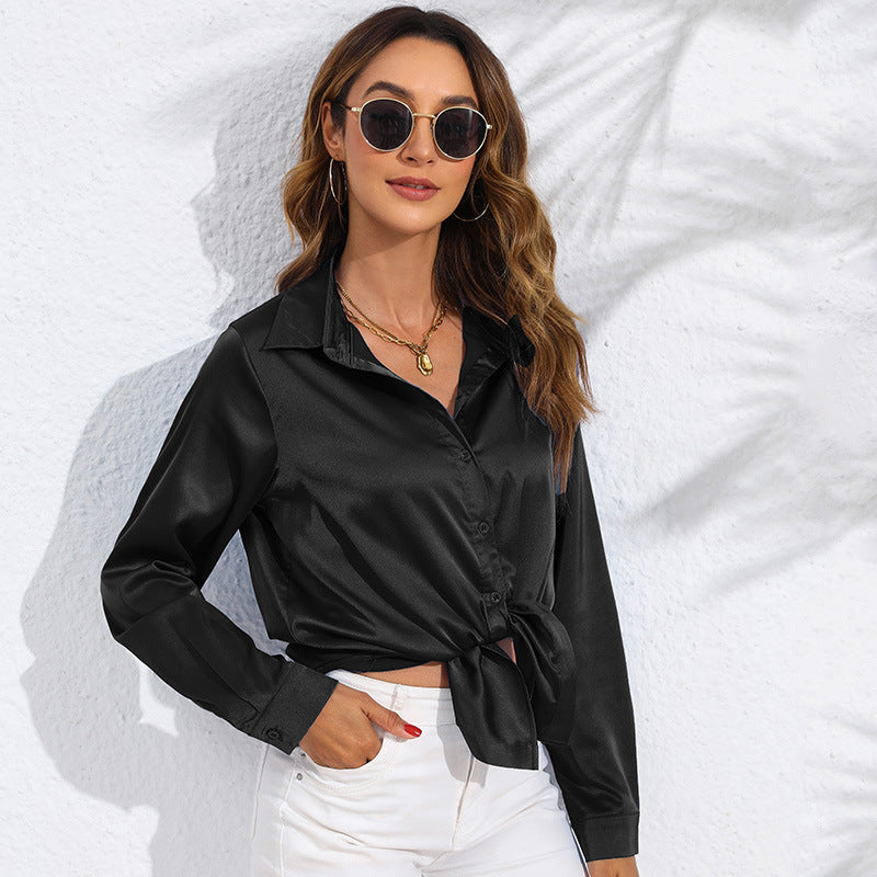 Satijn Look Blouse