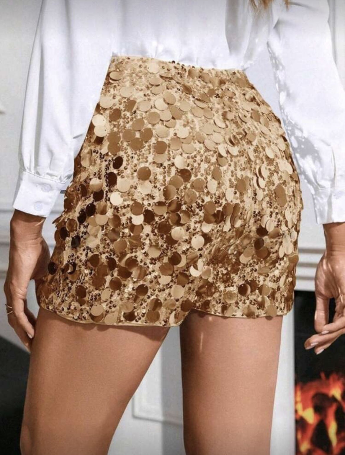 Sequin Shorts