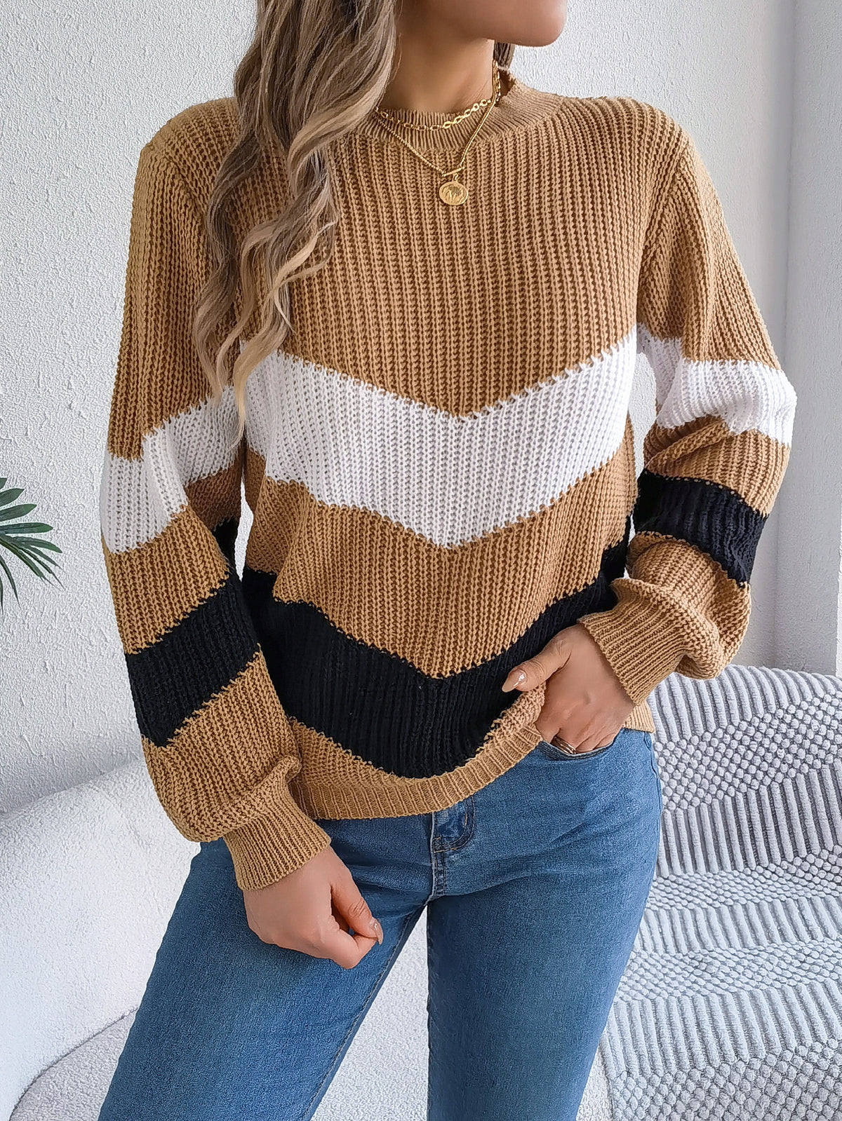 Color Block Knit