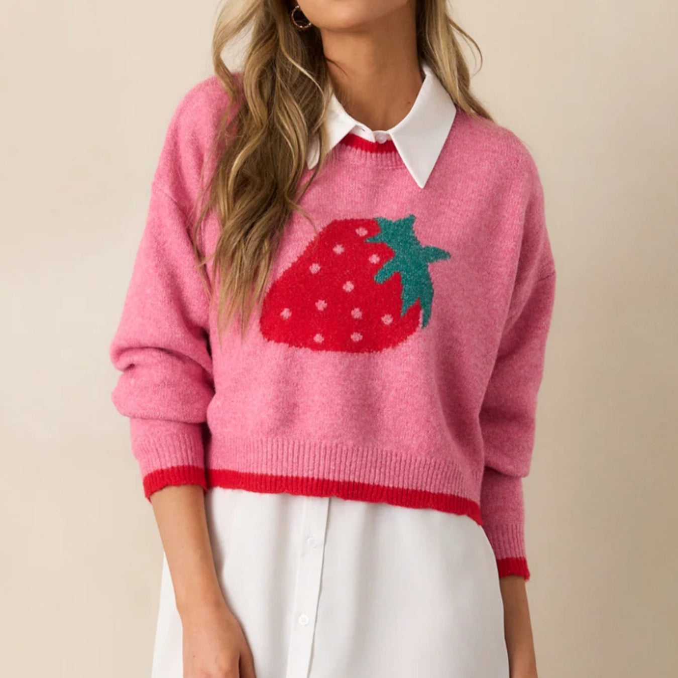 Strawberry Pullover