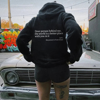 Printed Hoodie Unisex