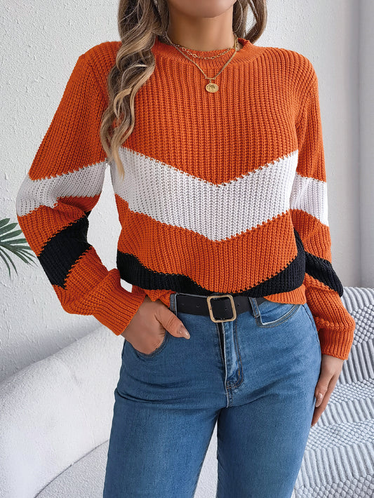 Color Block Knit