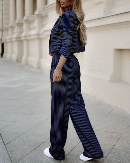 Striped Suit