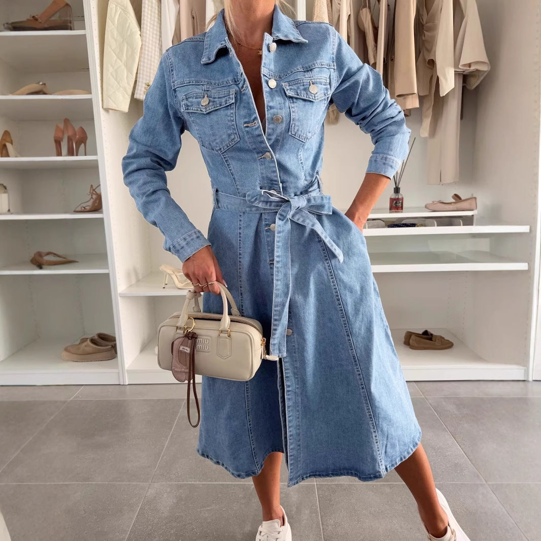 Denim Look Jurk