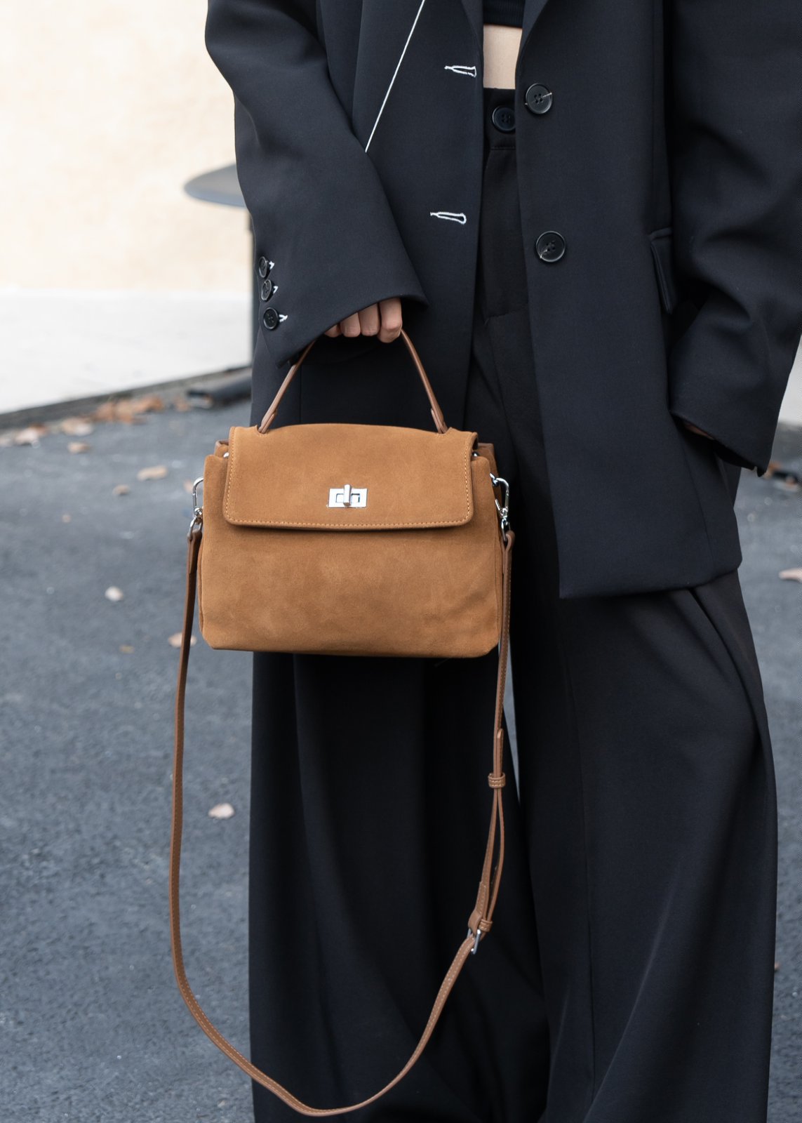 Suède Leren Handtas