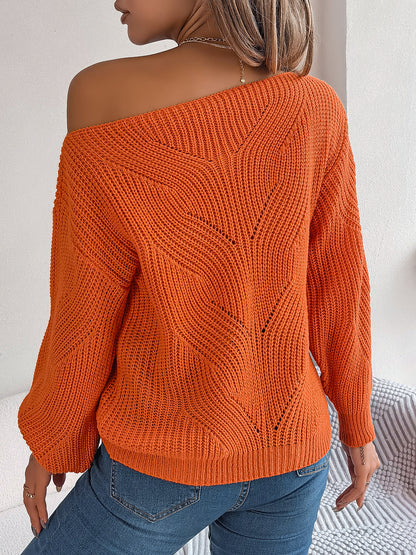 Off-Shoulder Knit