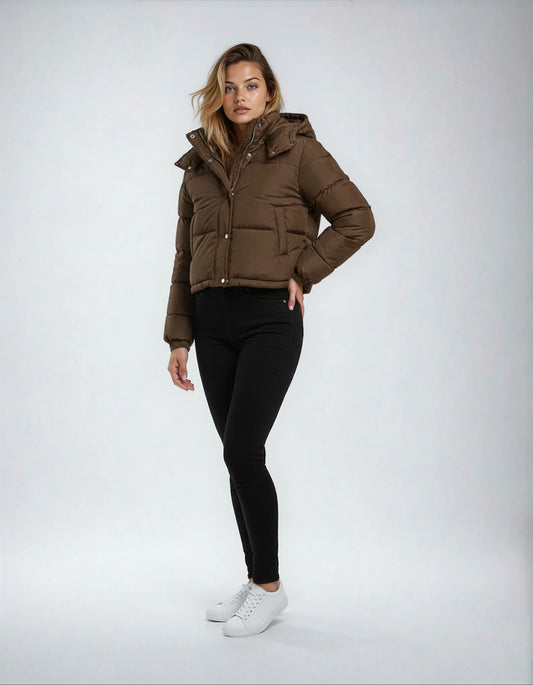 Short puffer jacket