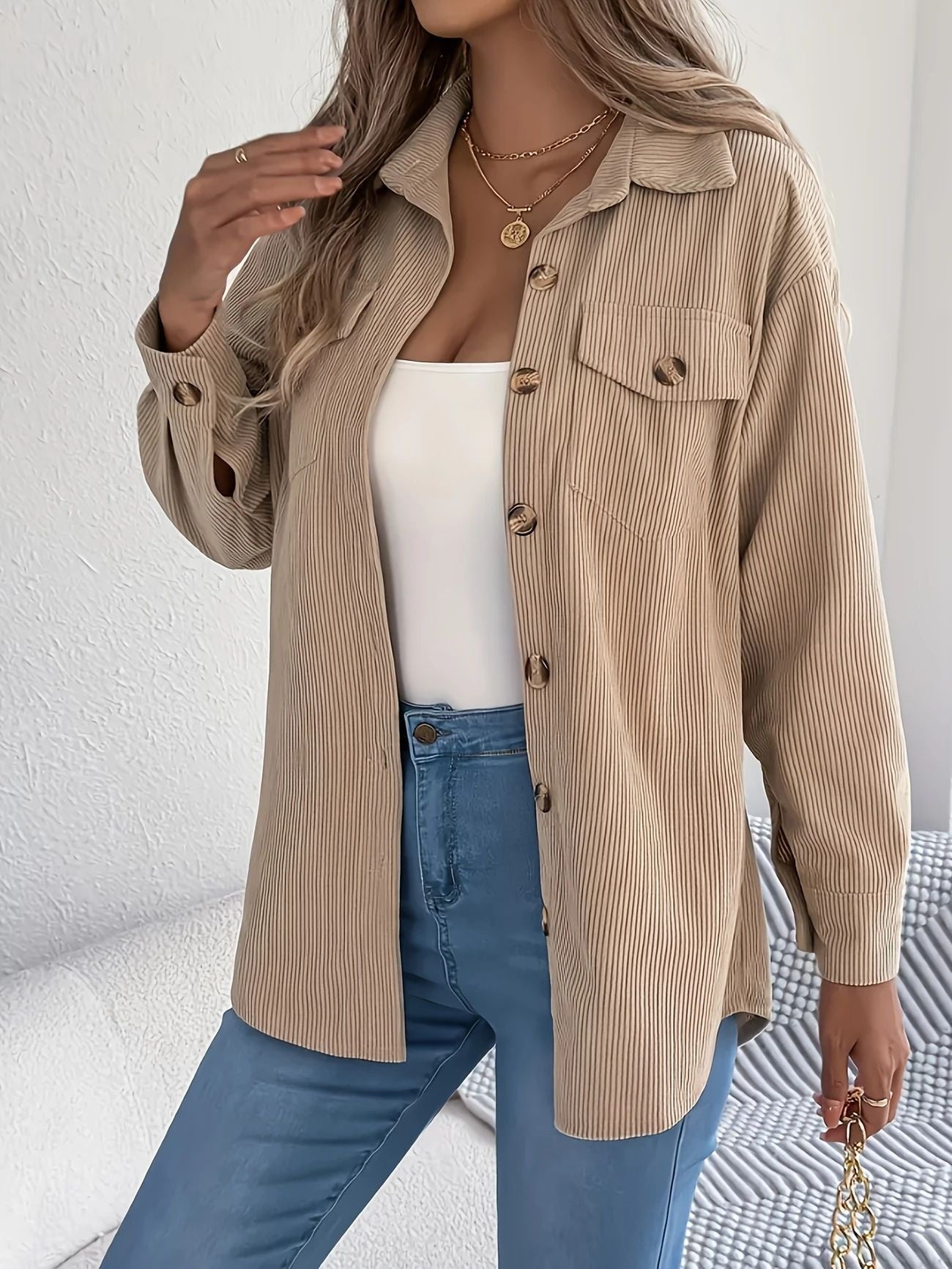Corduroy Blouse