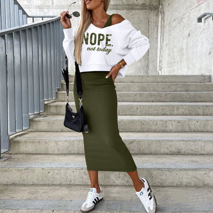 Comfy hoodie en jurk 2-delig