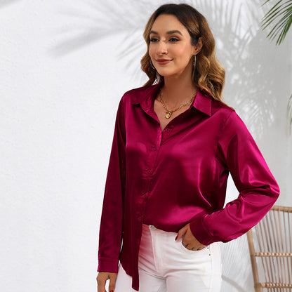 Satijn Look Blouse