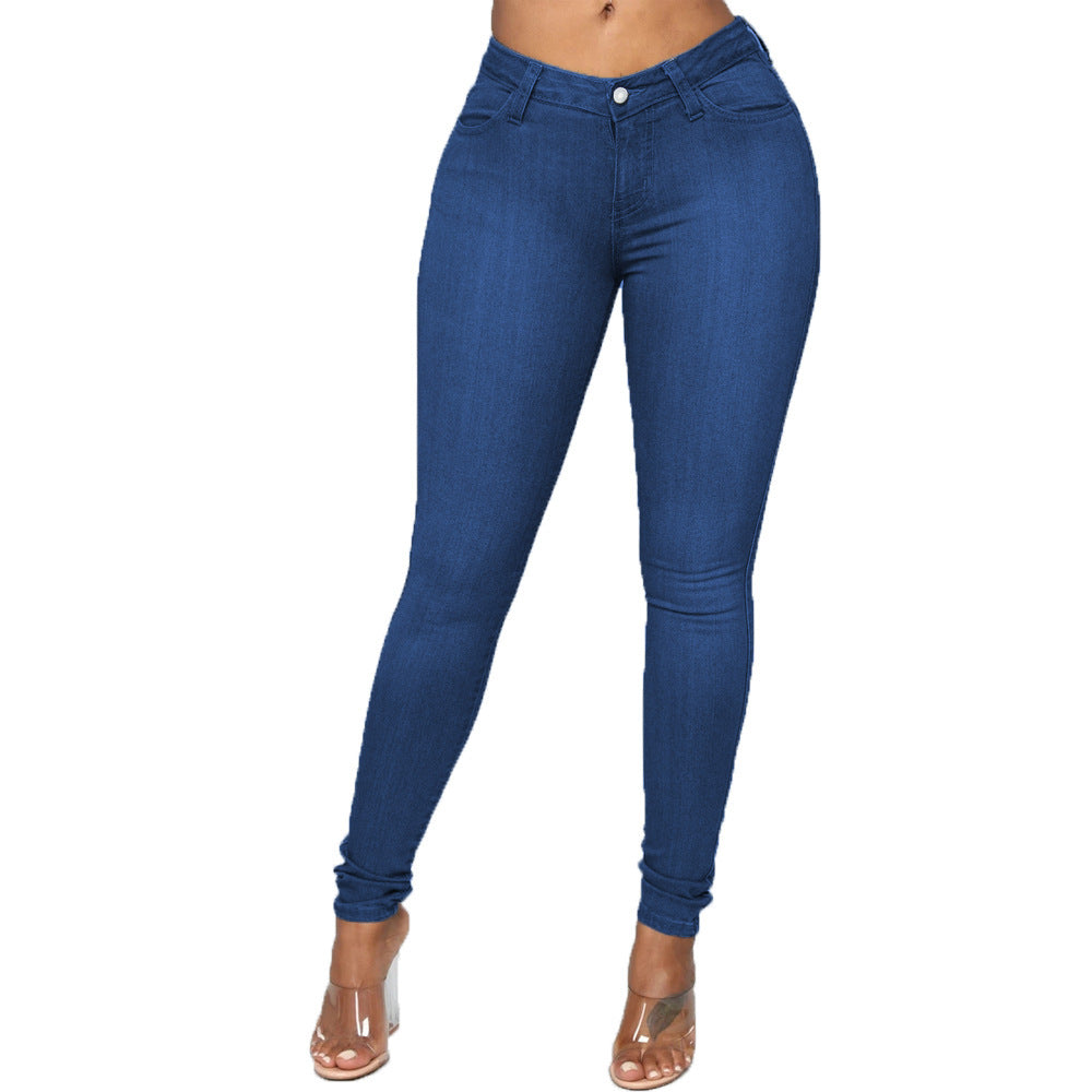 High-waist Skinny Jeans