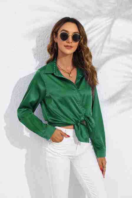 Satijn Look Blouse