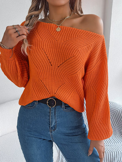 Off-Shoulder Knit