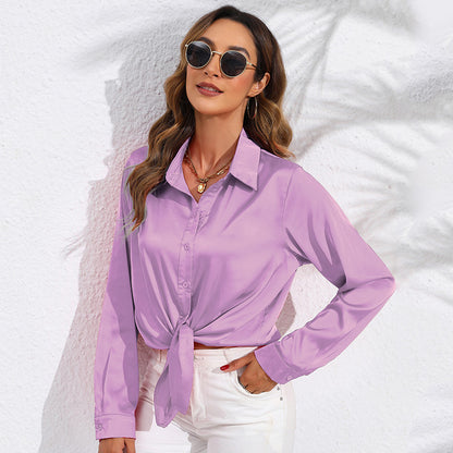 Satijn Look Blouse