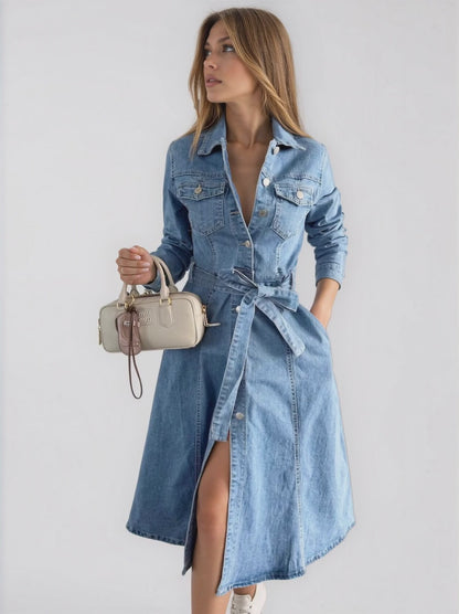 Denim Look Jurk